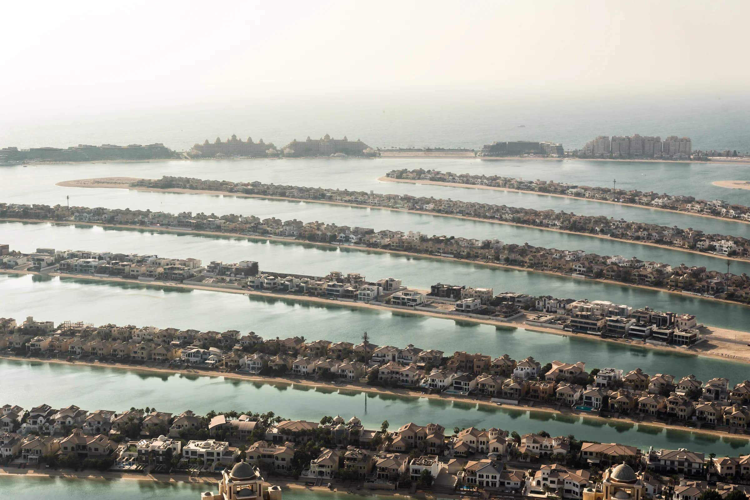 Palm Jumeirah — vista de las ranas