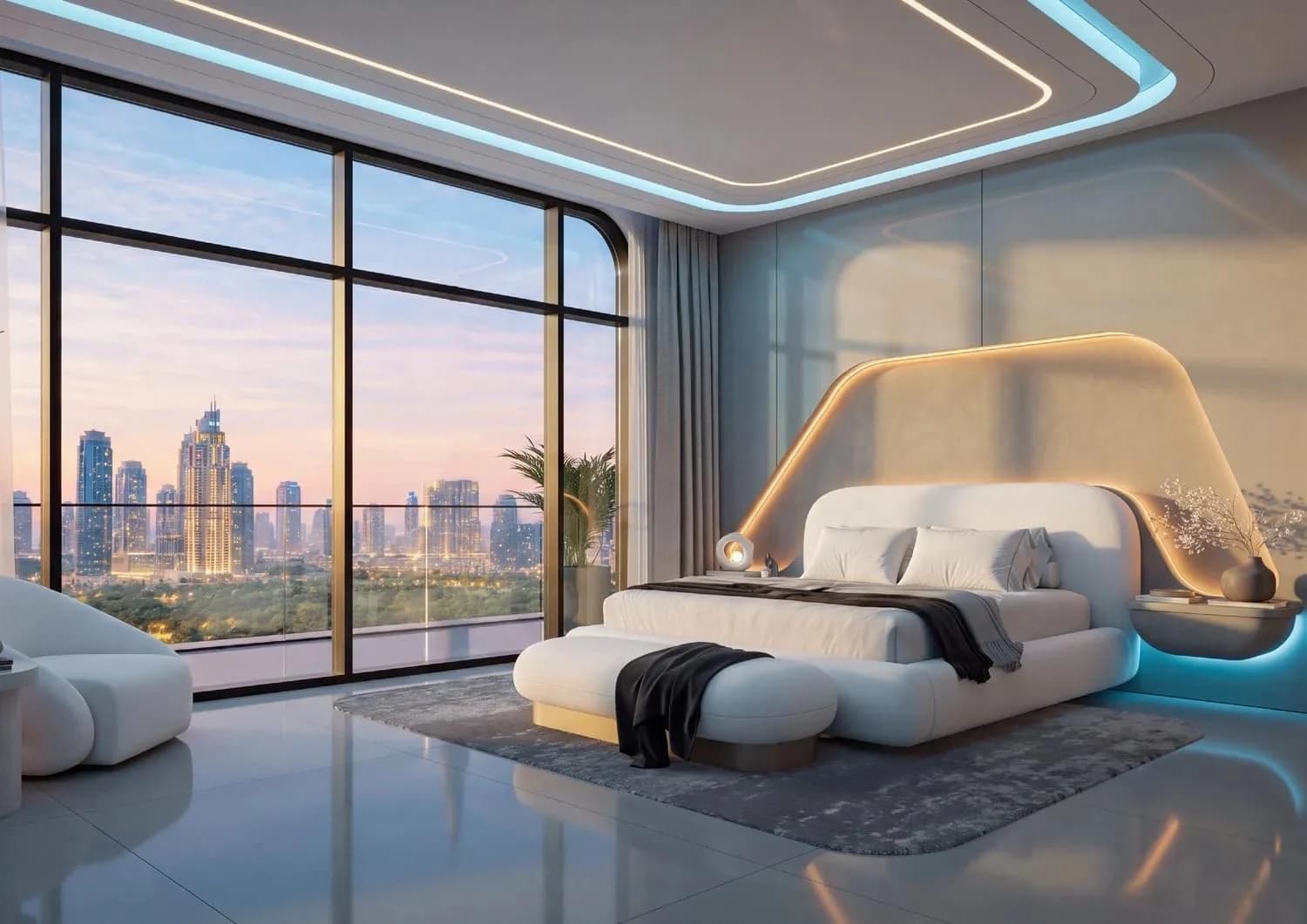 Samana Downtown One — Chambre — proposition d’aménagement