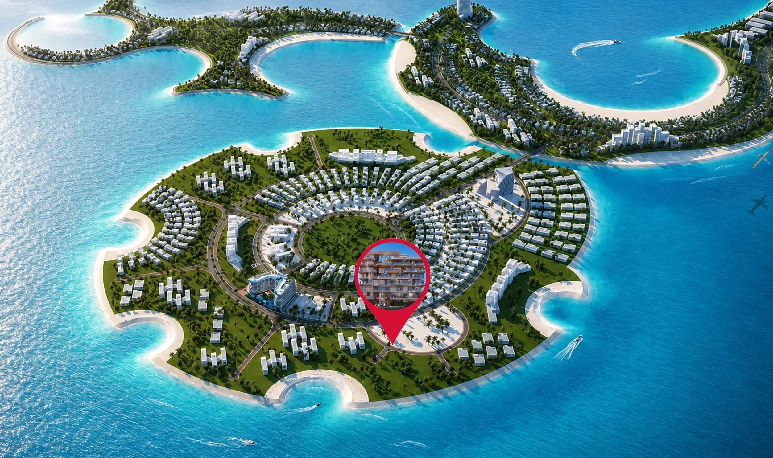 Ориентир на Al Marjan Island
