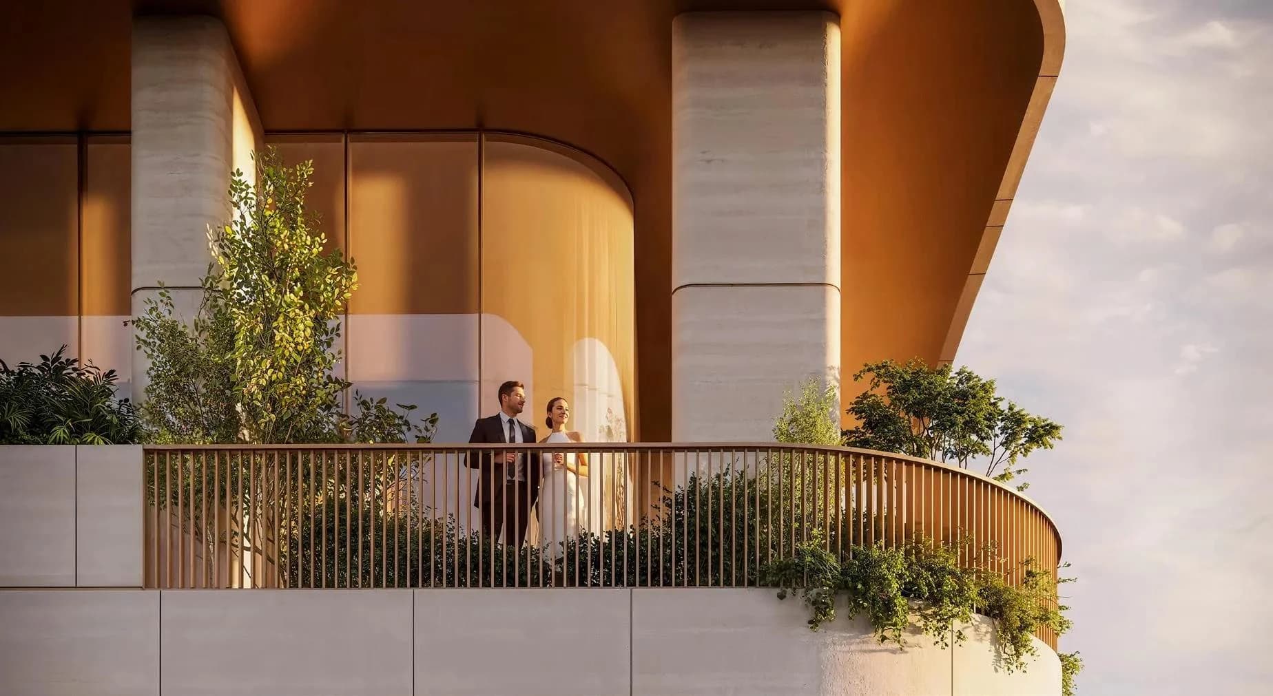 Détail des balcons
