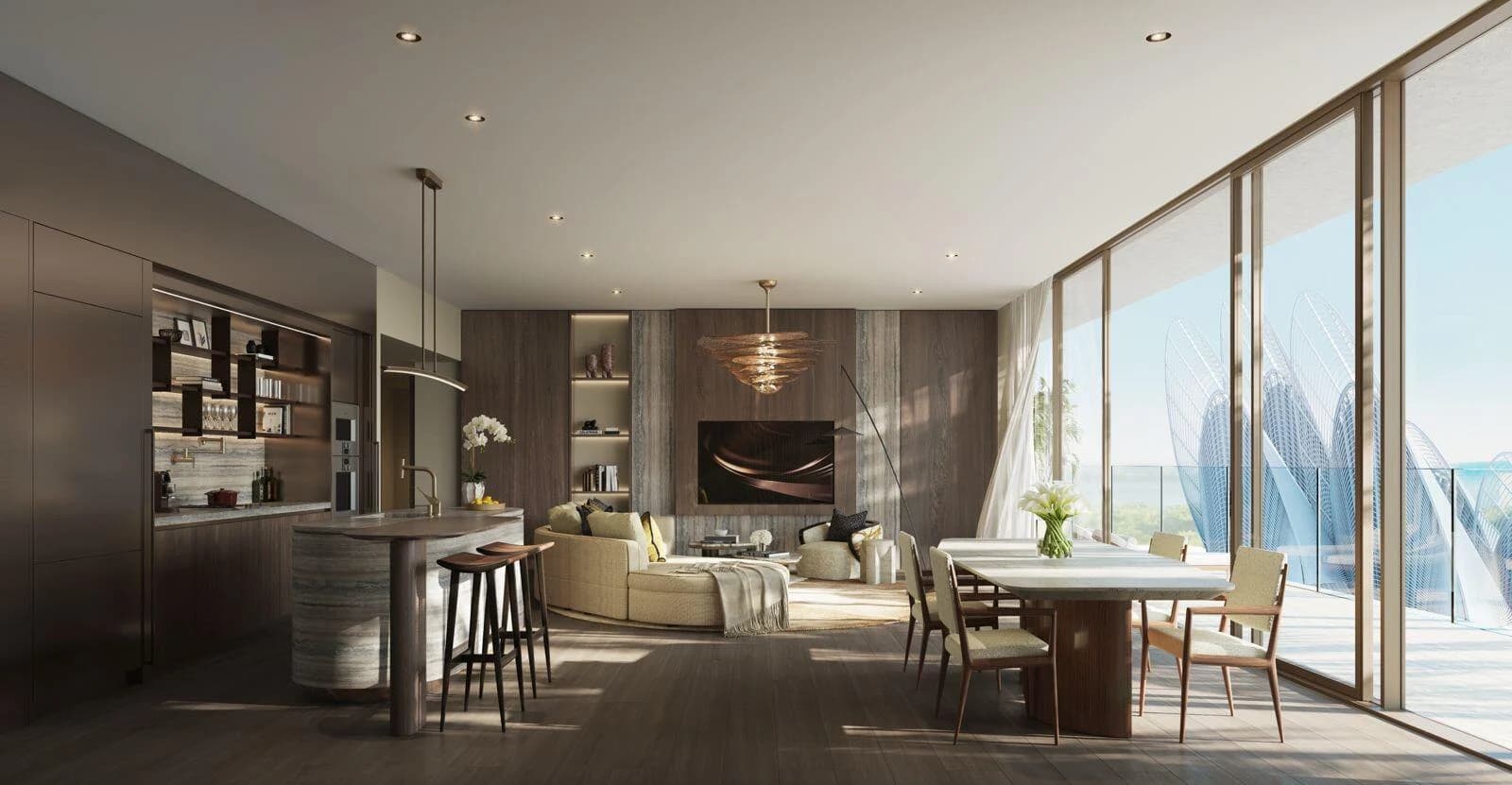 Mandarin Oriental Residences Saadiyat — Интерьер · разработчик рендеринга