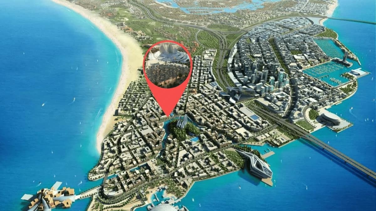 Mandarin Oriental Residences SaadiyatДиаграмма местонахождения разработчика